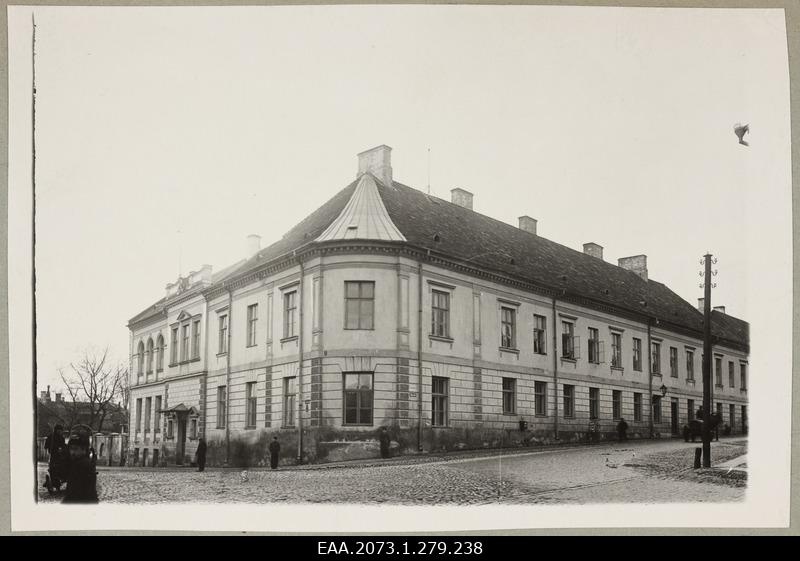 Building of Tartu Real School on the corner of Riga and Karlova Street