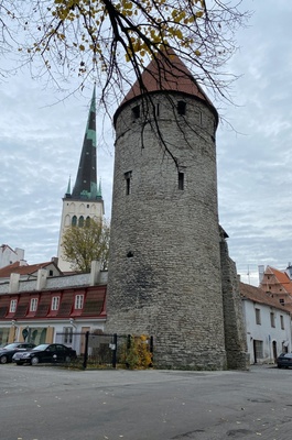 View of the Old Town of Tallinn. rephoto