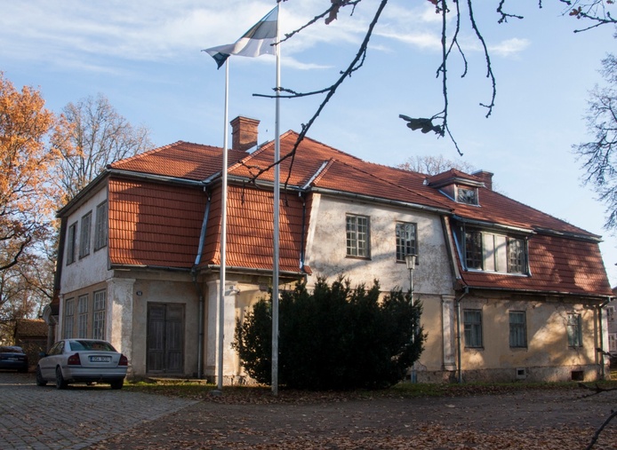 Postcard, Olustvere Aleksandri Põllutöökeskkool rephoto