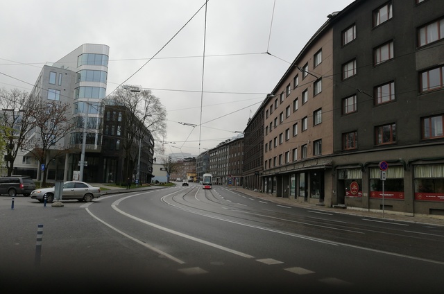 Pärnu highway in Tallinn rephoto