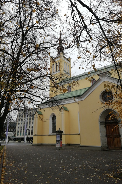 View of the Tallinn Jaan Church rephoto