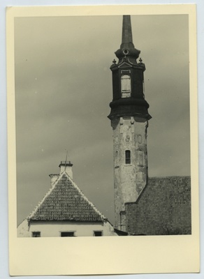 Narva, the tower of the German Lutheran Church.  duplicate photo