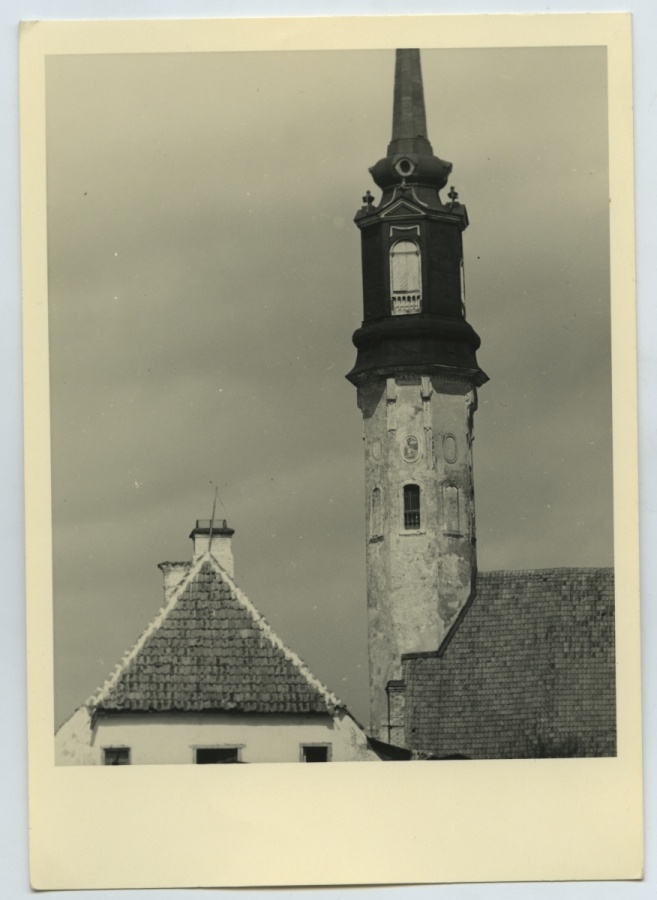 Narva, the tower of the German Lutheran Church.