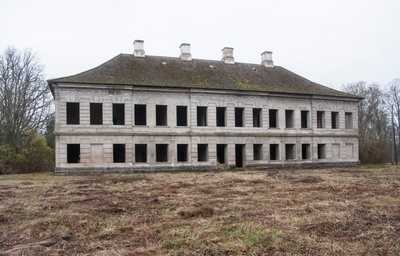 Main building of the Norwegian manor rephoto
