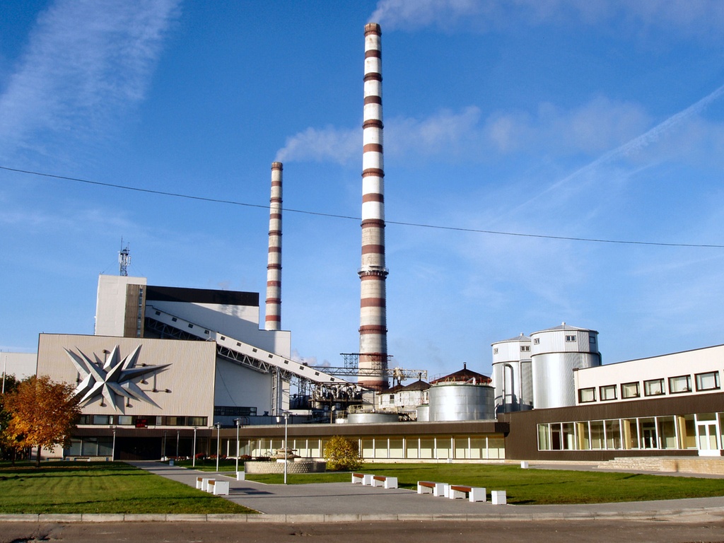 Eesti Power Station in Narva, Estonia