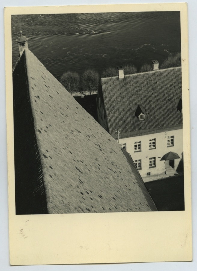 Narva, view of the river from the tower of the German Lutheran church.