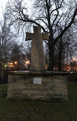 A monument to remember the battle of 1560. rephoto
