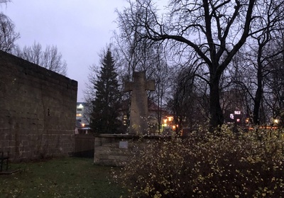 11.09.1560. In the Livonian War, the landlord Blasius Hochgreve from the stone monument on Marta Street, fell under Tallinn. rephoto