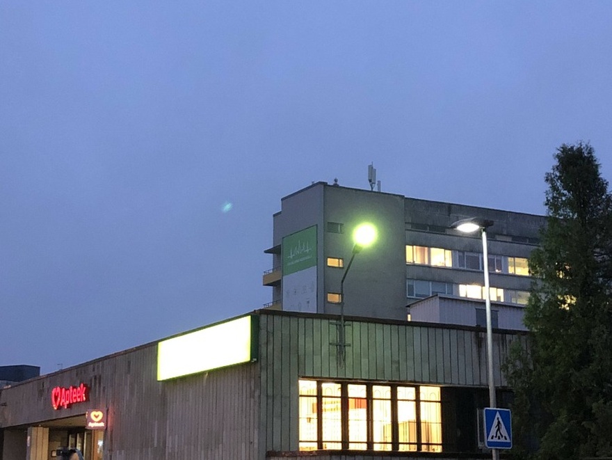 Magdaleena / IV haigla Tallinnas, vaade valmimisjärgus hoonele. Arhitektid Kalju Luts, Hansi Aru rephoto