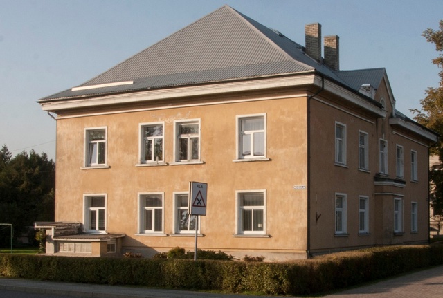 foto, uued elamud Türil 1958.a. rephoto