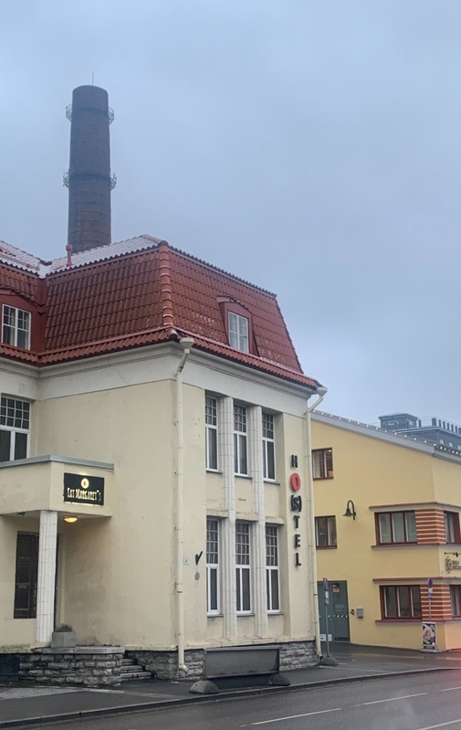 Entrance to Tallinn Power Station. rephoto