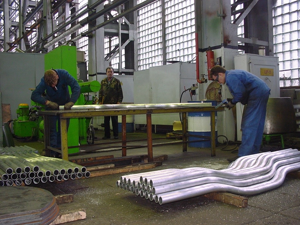 2001 aasta Baltijets tehas, töölised