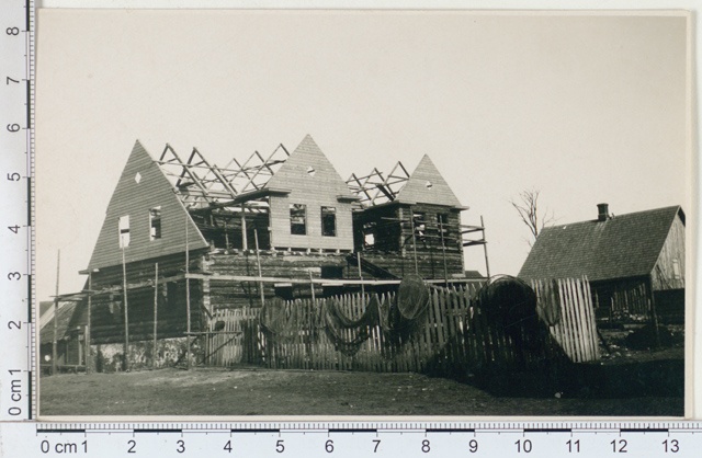 Construction of a residential building, Piirissaare 1924