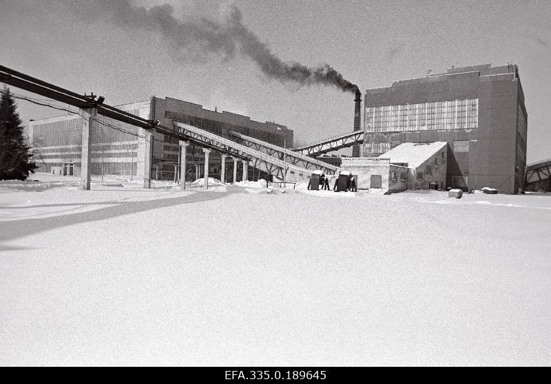 Mining of production unit Eesti Põlevkivi Estonia.
