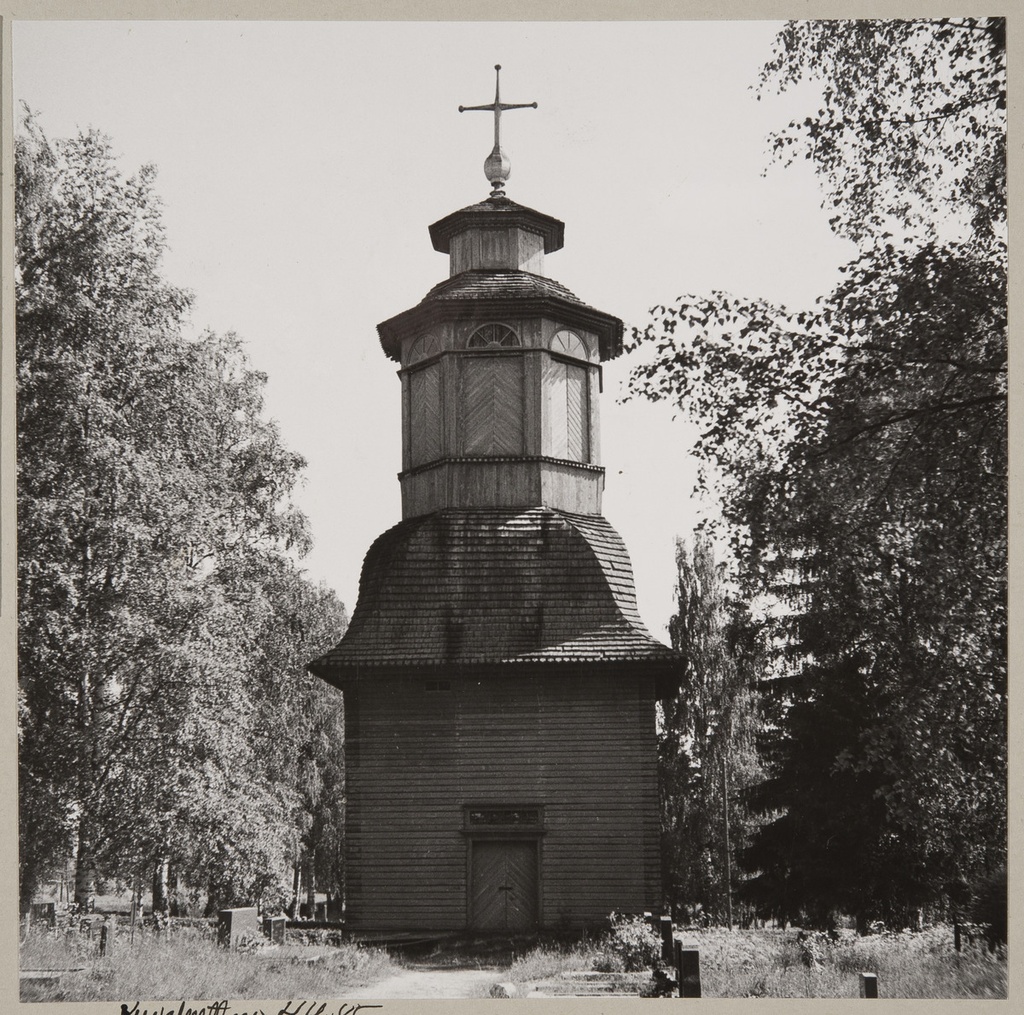 The clockboard built in the 1770s of the Hirvensalm Church