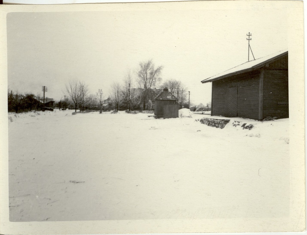 Photo, Järva-Jaani view, Jaama Street in 1959.