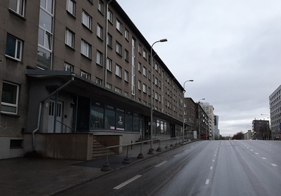 View on Kingissepa Street. rephoto