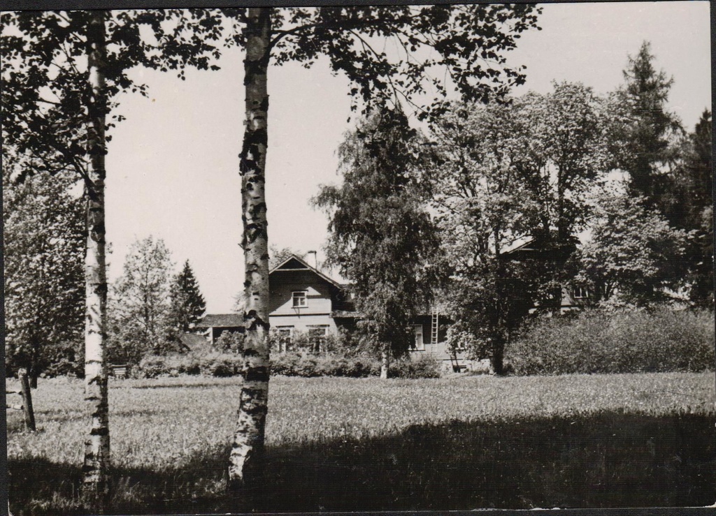 Postcard C.R.Jakobson House Museum in Kurgjal 1966