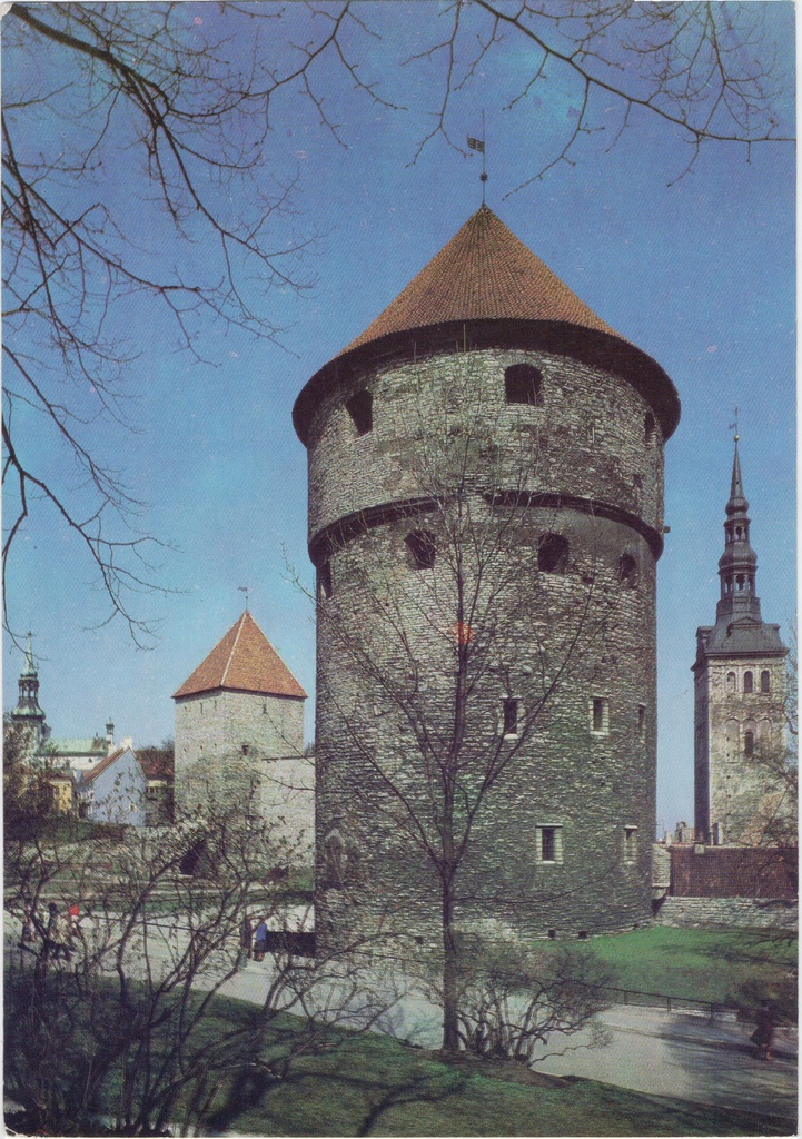 Postcard Tallinn Kiek in de Köki artillery tower 1990