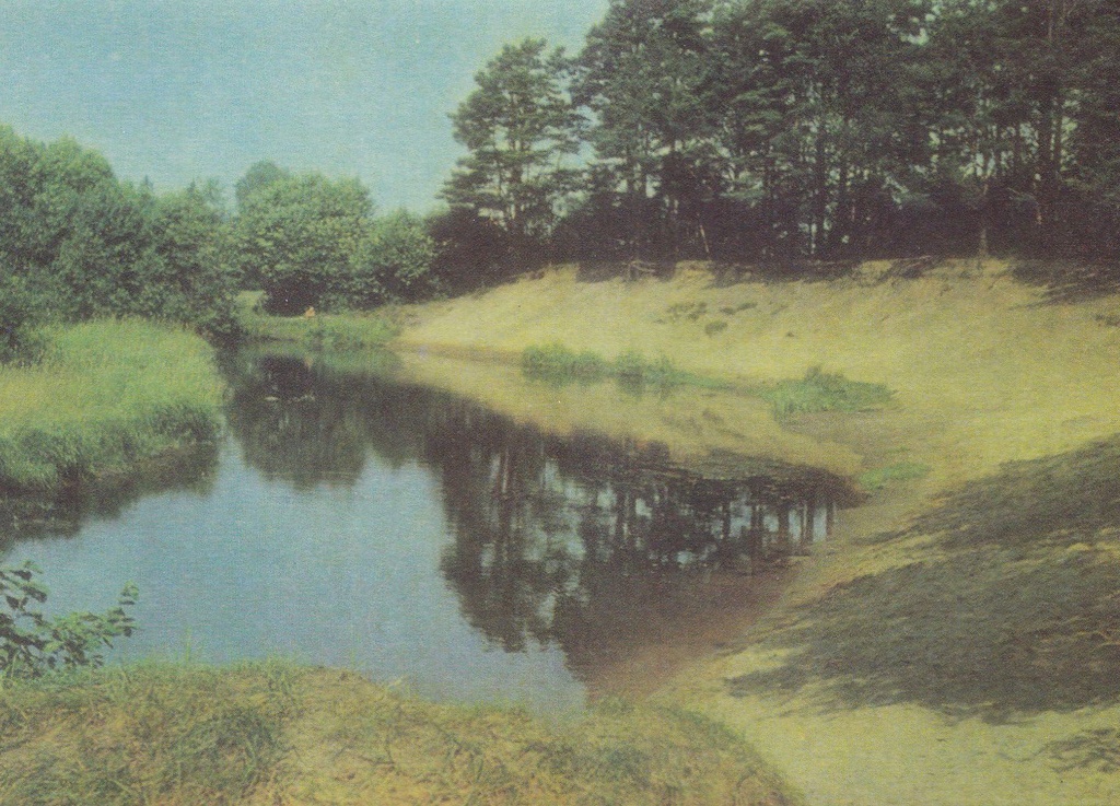 Postcard ENSV Elva River 1975
