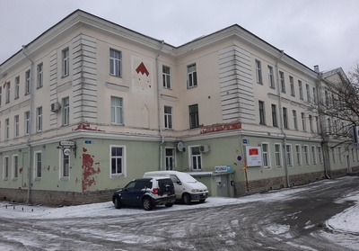 OÜ Safran administrative building on Pae Street. rephoto