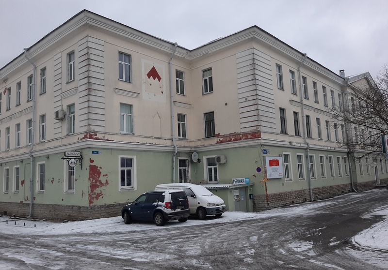 OÜ Safran administrative building on Pae Street. rephoto