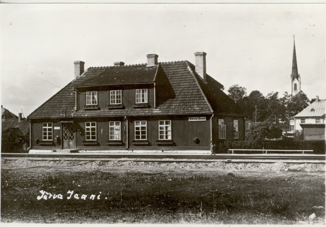 Photocopy Järva-Jaani Railway Station 1930