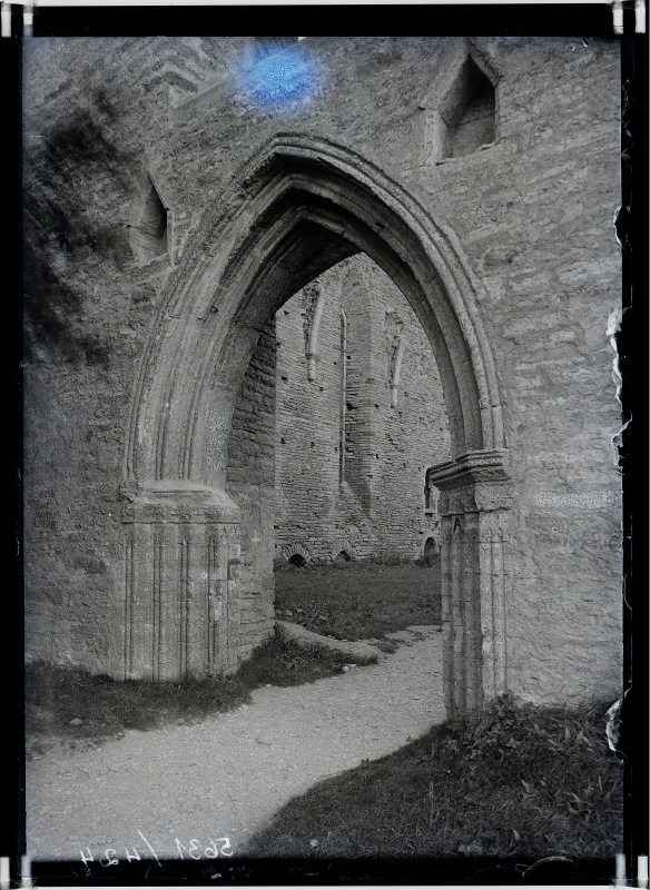 Pirita monastery ruins, view of the portal.