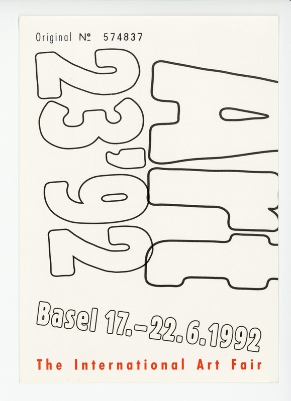 The International Art Fair Basel 17.- 22.06.1992