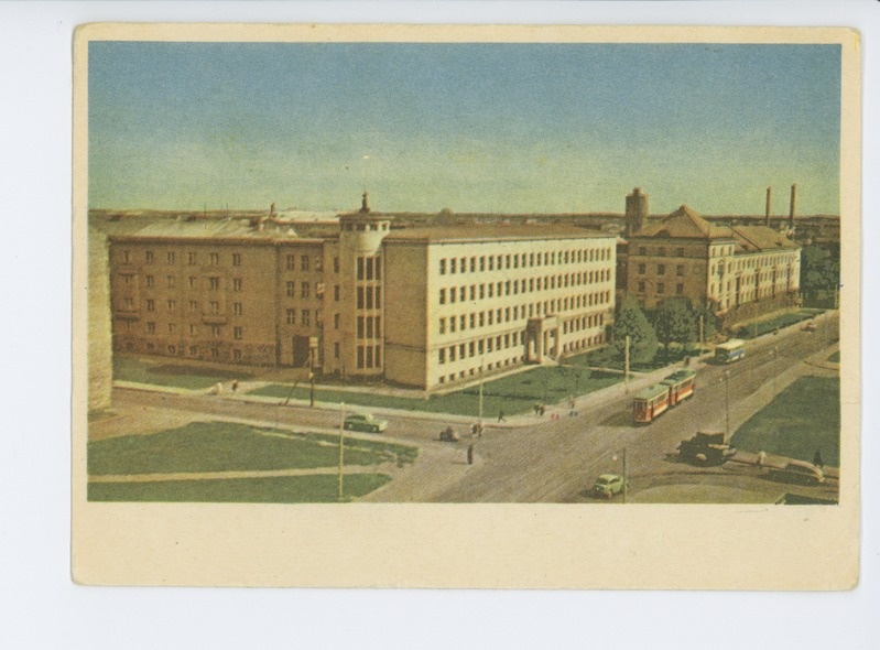 Tallinn, vaade Pärnu maanteele Tõnismäelt, 1960