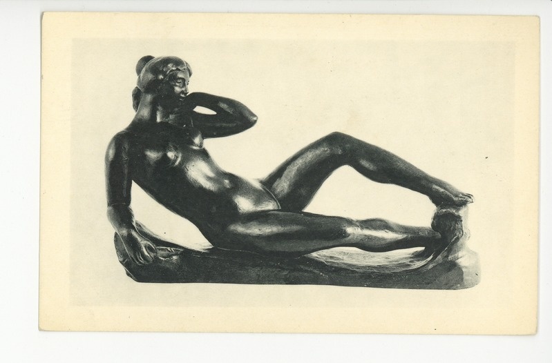 Reclining nude (study for the Cezanne monument), about 1912, Aristide Maillol (French,1861-1944)