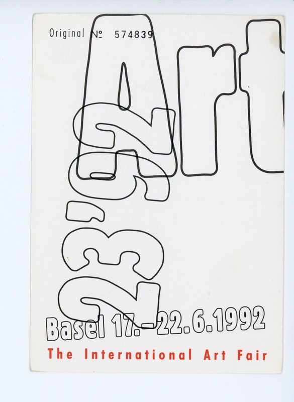 The International Art Fair Basel 17.- 22.06.1992