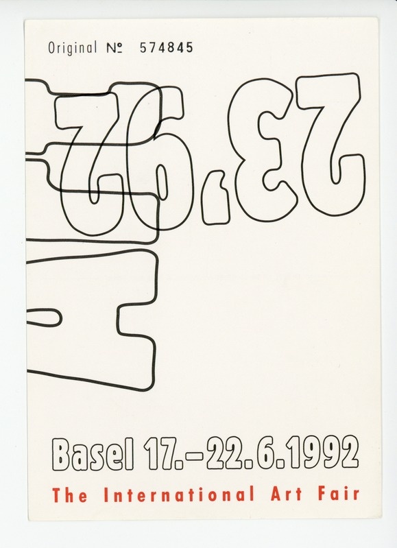 The International Art Fair Basel 17.- 22.06.1992