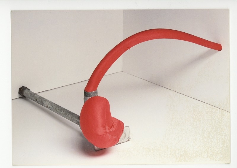 Laura Evans "Seeing Red" exhibition at Boston Sculptors Gallery in October 2006