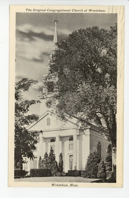 The Original Congregationnal Church of Wrentham, Massachusetts  duplicate photo