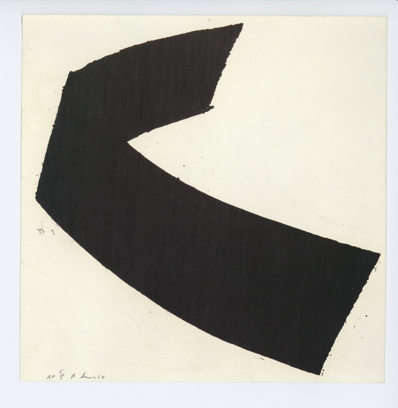 Richard Serra, - Clara 1984-1985 Galerie Lelong, Paris (label verso)