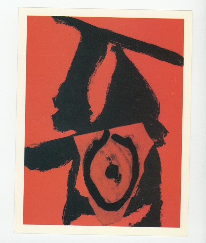 Robert Motherwell (American 1915-1991), Red Queen, 1989