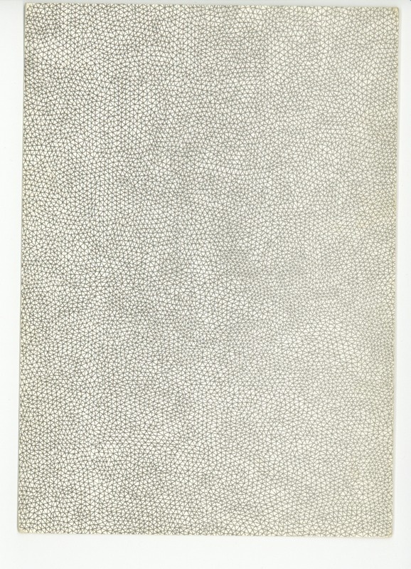 Jacob El Hanani, "Gemara", Ink on paper, (detail)