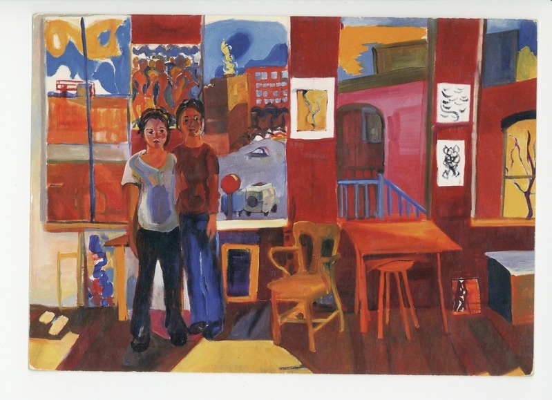 Esther Garcia Eder, "Teens", 1999 (oil on canvas)