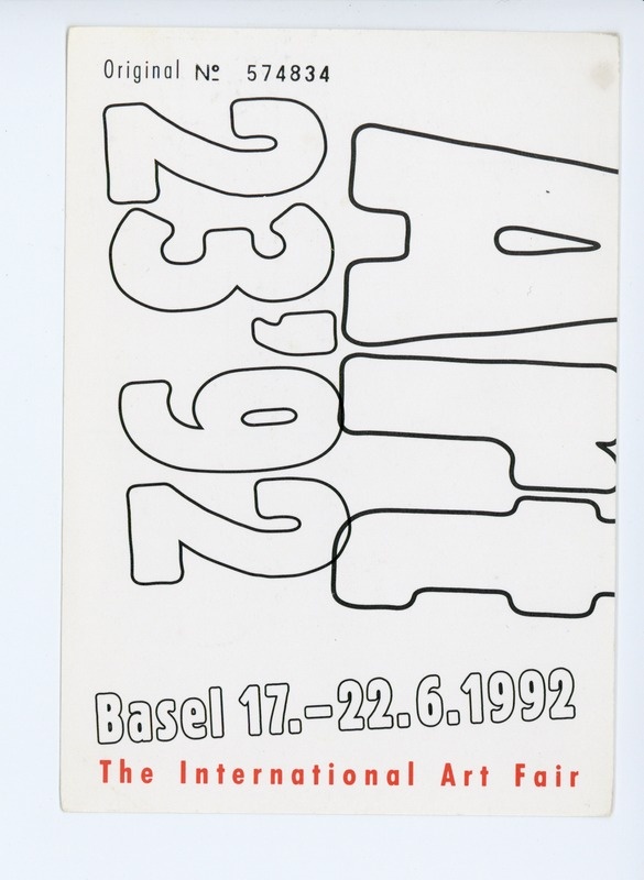 The International Art Fair Basel 17.- 22.06.1992