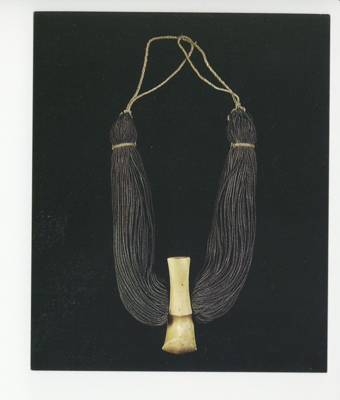 Necklace with Ivory Pendant (Lei Niho Palaoa), Hawai’i, early 19th century