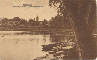 Postcard. Silent Kallas. Black and white.  duplicate photo