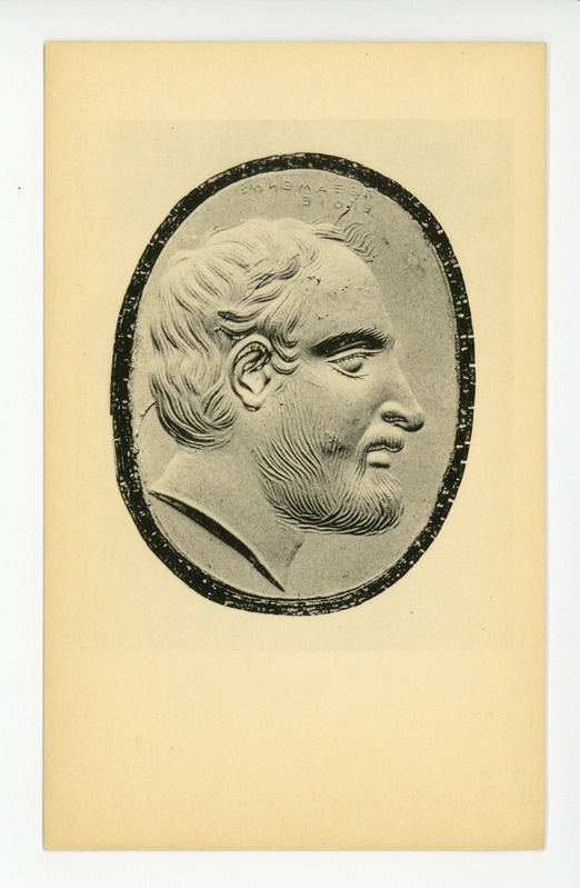Head of a man, on a jasper gem, made by Dexamenos of Chios 450-425 BC