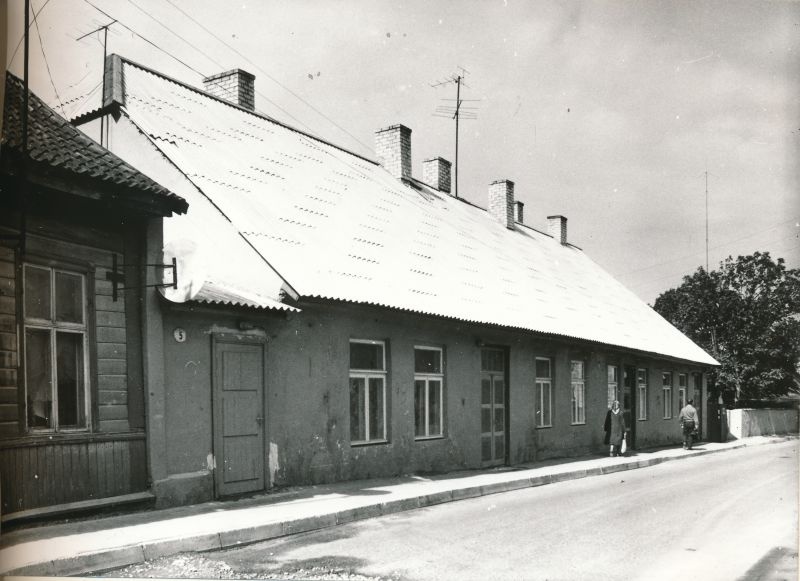 Photo. Bakery industry Haapsalu, Lauristini 5. Black and white. Located: Hm 7975 - Technical monuments of Haapsalu district