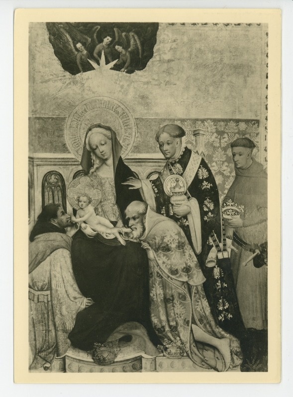 Conrad von Soest, Anbetung der Könige, Marienaltar in der. Marienkirche Dortmund, um 1420