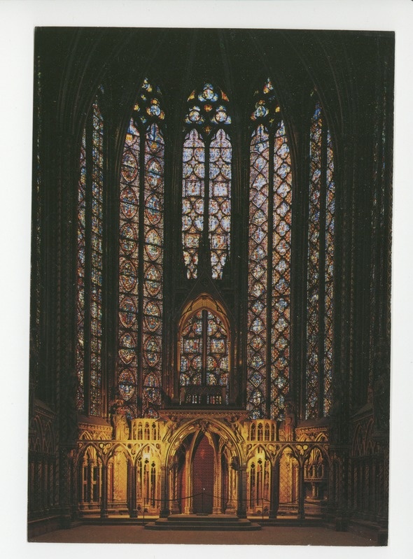Paris, La Sainte-Chapelle vitraux de la chapelle haute