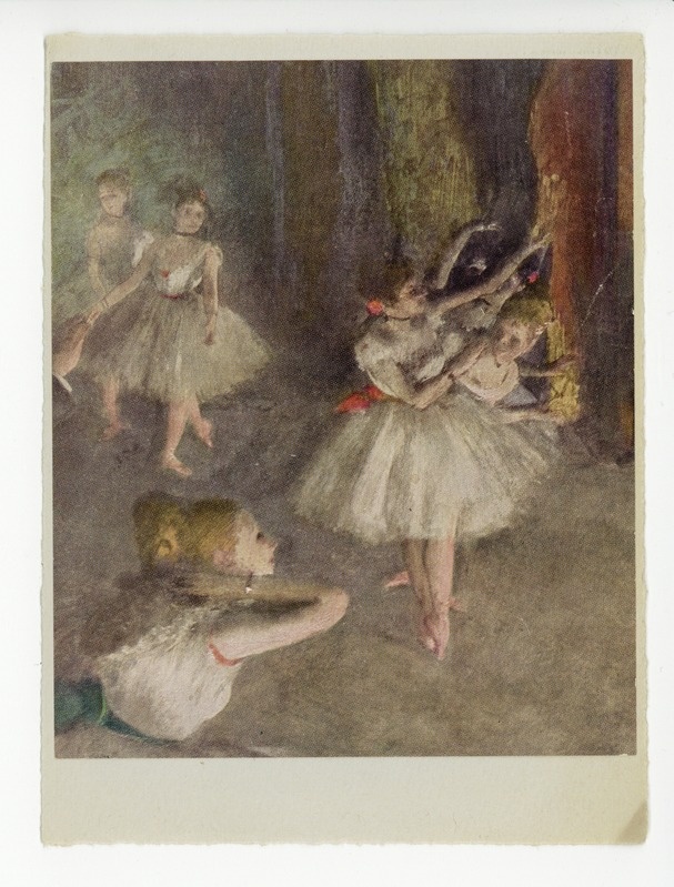 Edgar Degas, The Rehearsal of the Ballet Onstage, ca. 1874