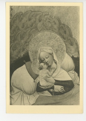 Conrad von Soest, Geburt Christi, Marienaltar in der Marienkirche Dortmund, um 1420  duplicate photo