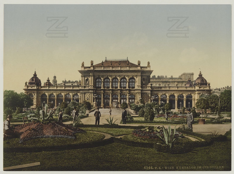 Vienna. Kursalon in the city park