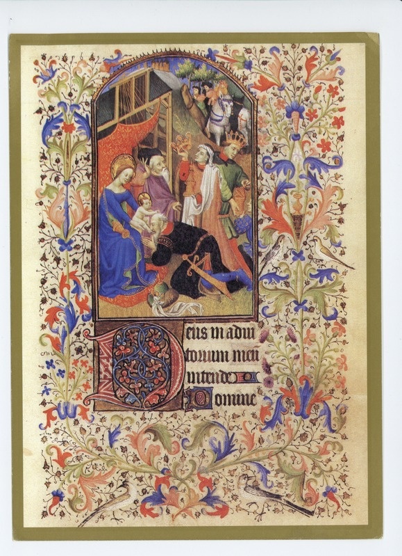 Malet-Lannoy Hours, Adoration of the Magi, Walters Manuscripts
